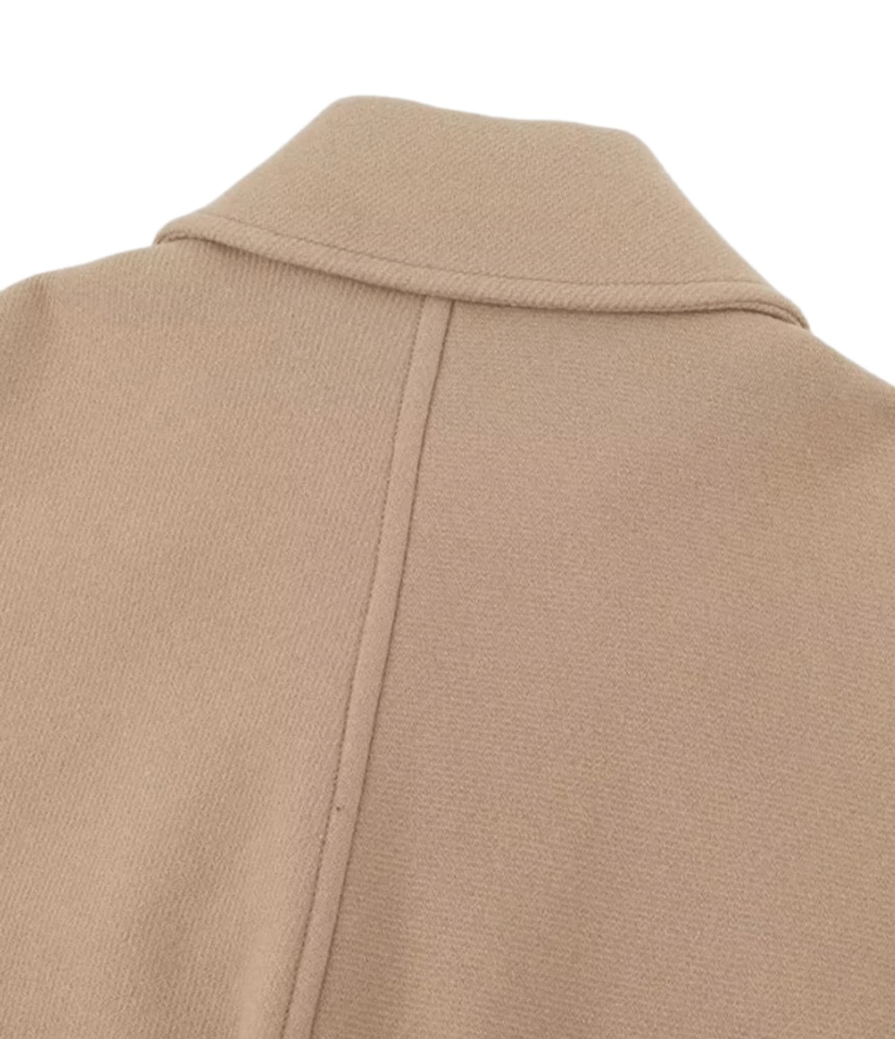 Collared Boxy Jacket with Wide Sleeves and Button Closure