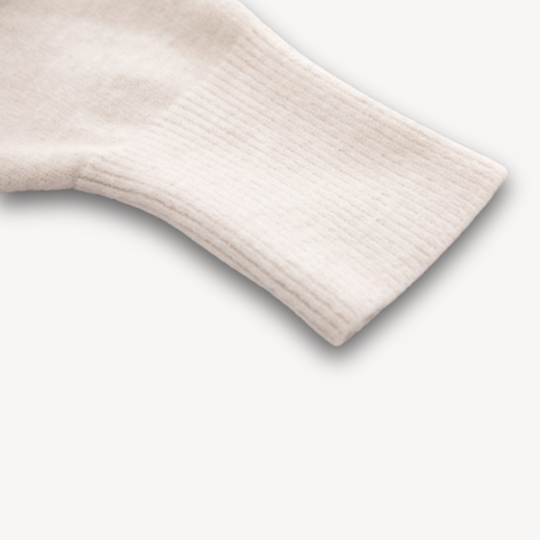 Open-Front Cardigan with Patch Pockets and Long Sleeves