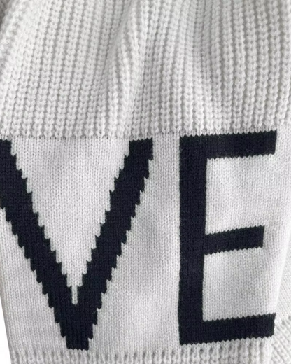 Hooded Maxi Coat with Knitted Sleeves and Drawstring Waist