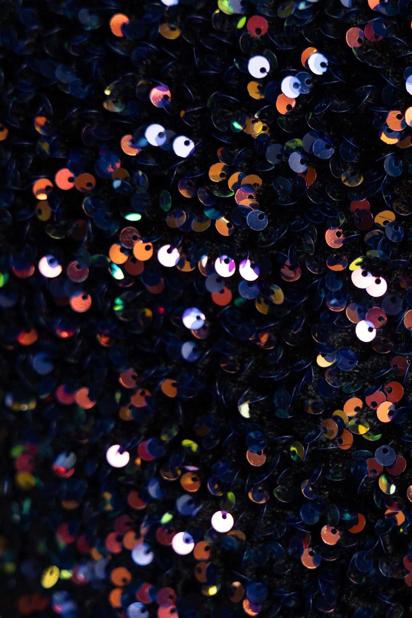 Mini Dress with Long Sleeves, Open Back, and Sequin Embellishment