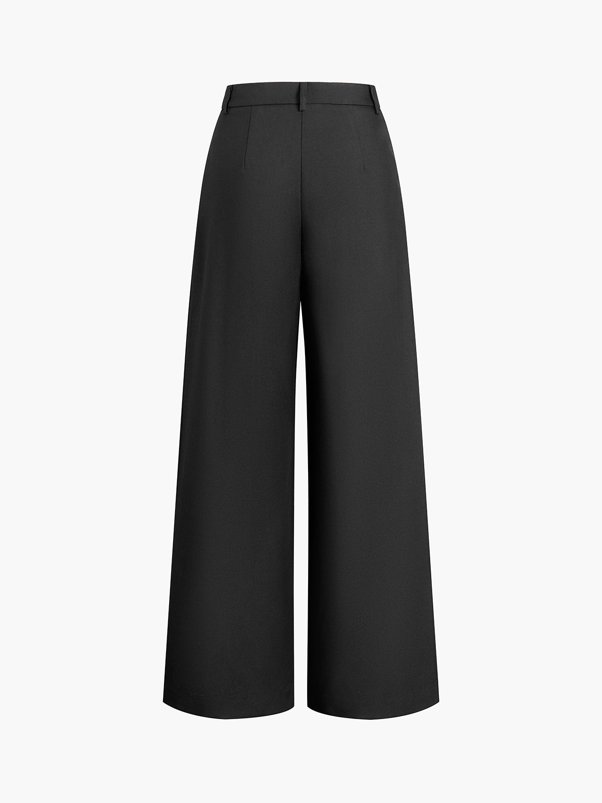 Wide-Leg High-Waist Trousers