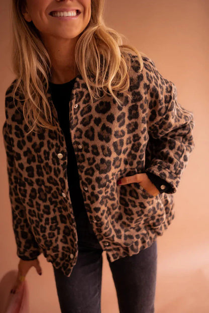 Leopard-Print Jacket