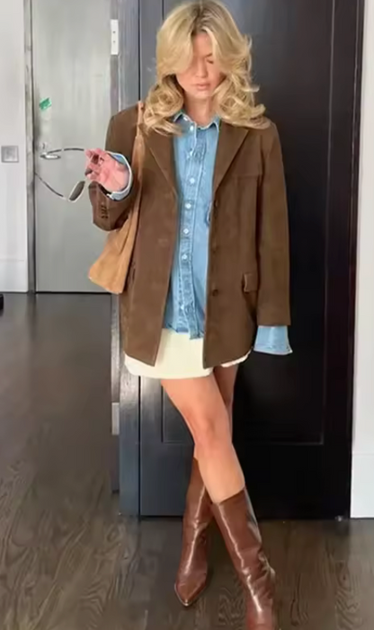 Women's Single-Button Jacket