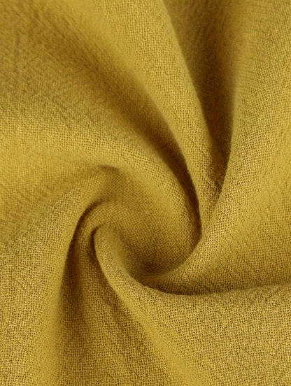 Long Sleeves Blouse with Pintucks and Button-Front Placket