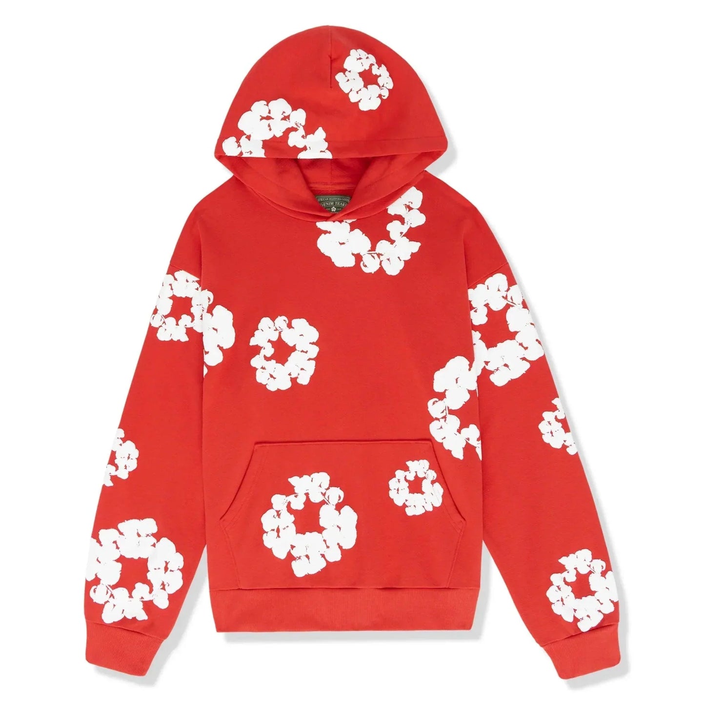 All-Over Print Fleece Hoodie and Jogger Set with Drawstring Hood and Kangaroo Pocket